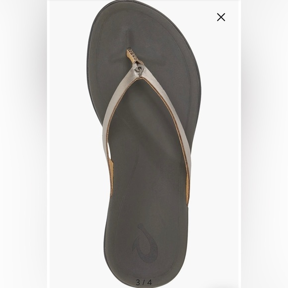 🌺NEW🌺 OluKai Ho Opio Leather Sandals Flip Flops - Picture 3 of 5